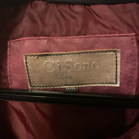 Red VEGAN leather jacket - Picture 8 of 8